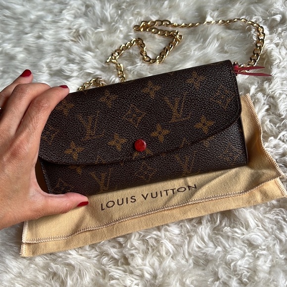 Louis Vuitton Emilie Monogram Wallet On Chain ❤️ - Picture 2 of 14